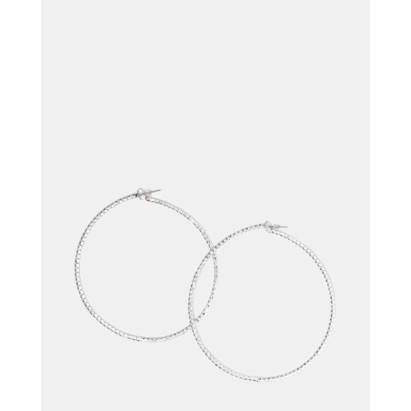 Special Offer CRYSTAL HOOPS SILVER Limited Stock