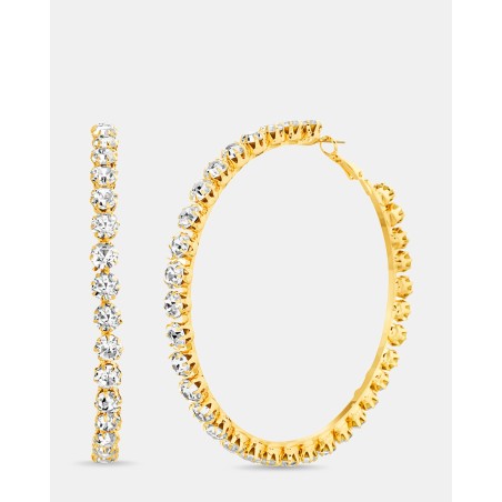 Special Offer RHINESTONE HOOPS Immediate Availability